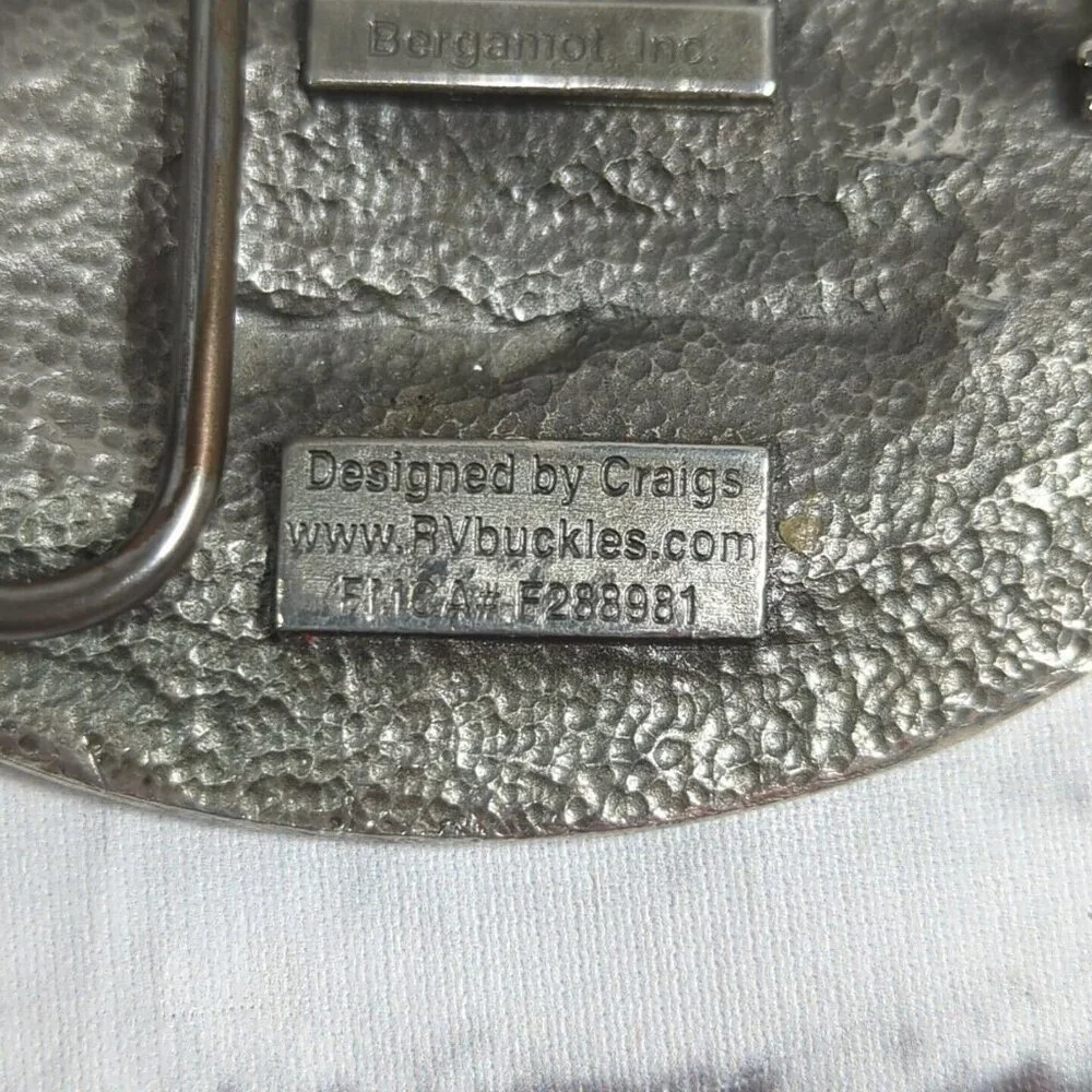 RV Buckles Limited Edition Scenic‎ Belt Buckle Detailed